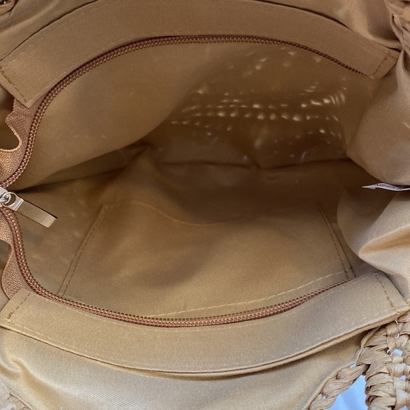 Classic Natural Raffia Straw Convertible Crossbody Bag - Picture 7 of 10